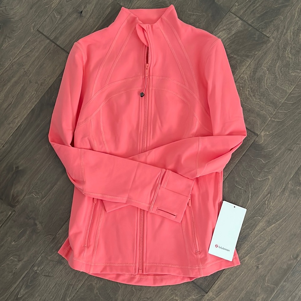 Lululemon Define Jacket Raspberry Cream NWT SIZE 10